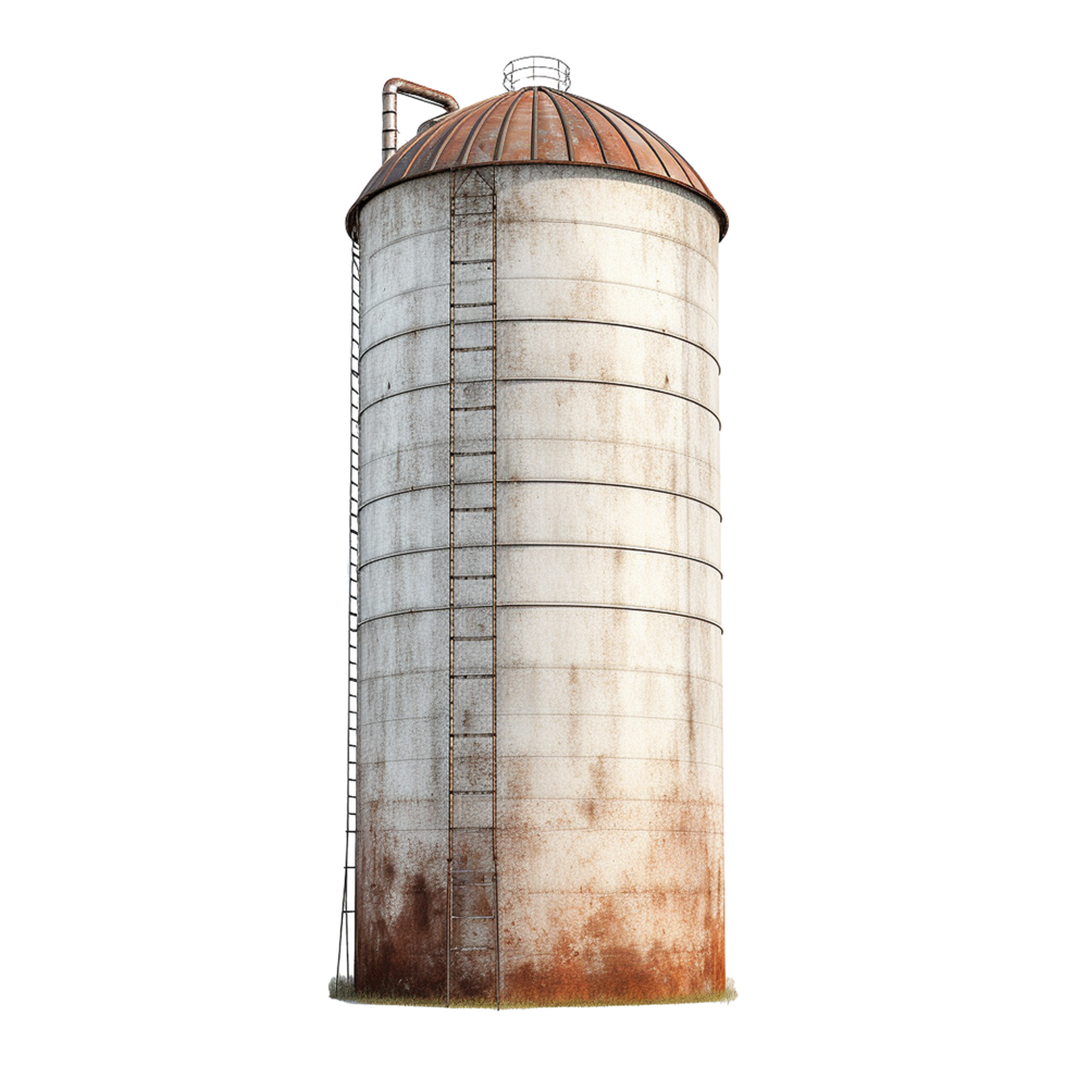 AI generated Silo isolated on transparent background png