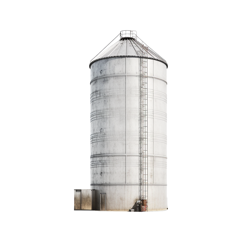 AI generated Silo isolated on transparent background png