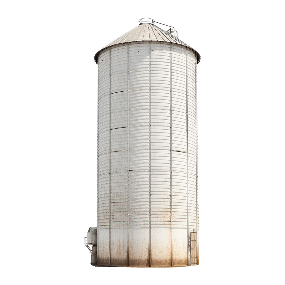 ai genererad silo isolerat på transparent bakgrund png