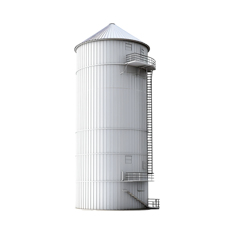 AI generated Silo isolated on transparent background png