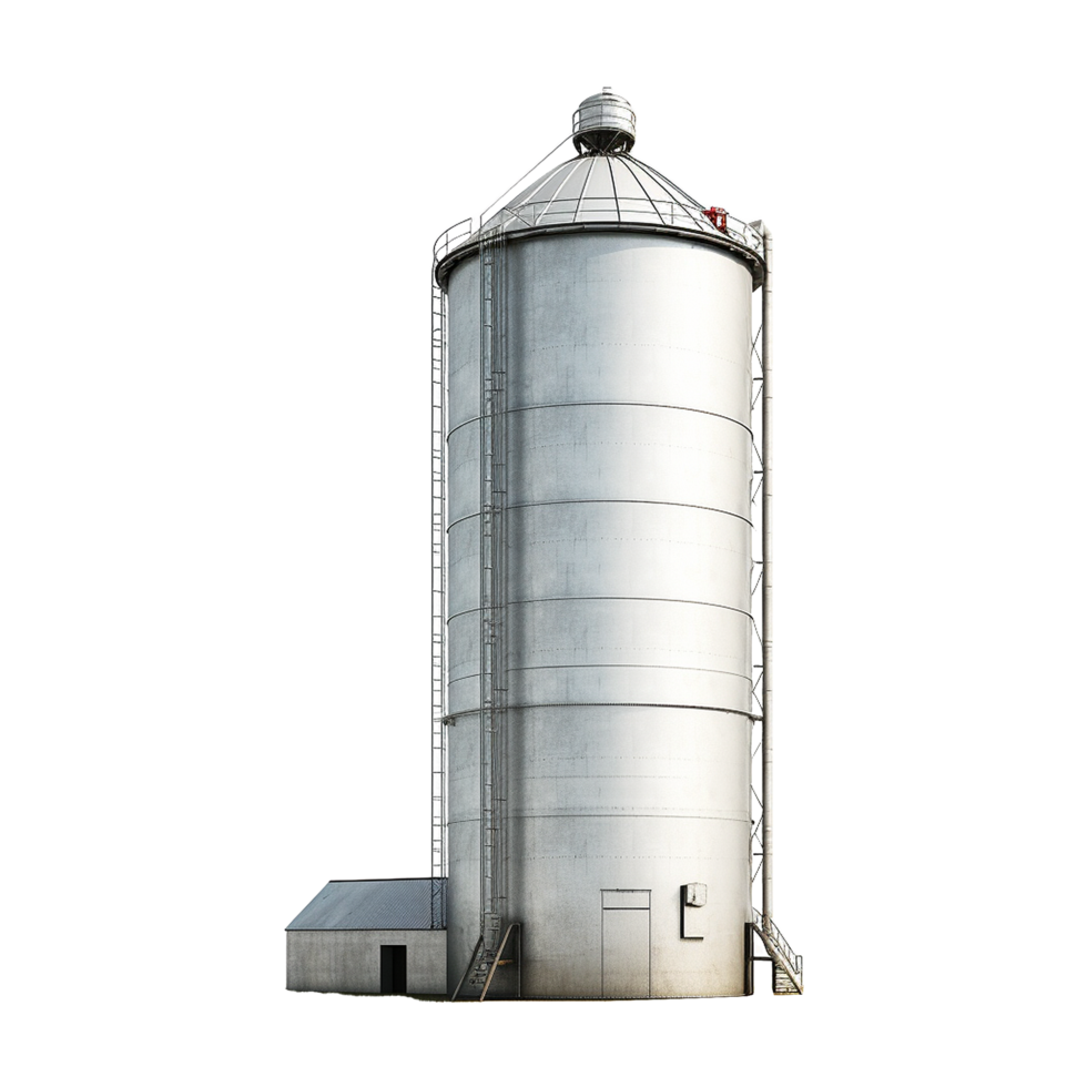 AI generated Silo isolated on transparent background png