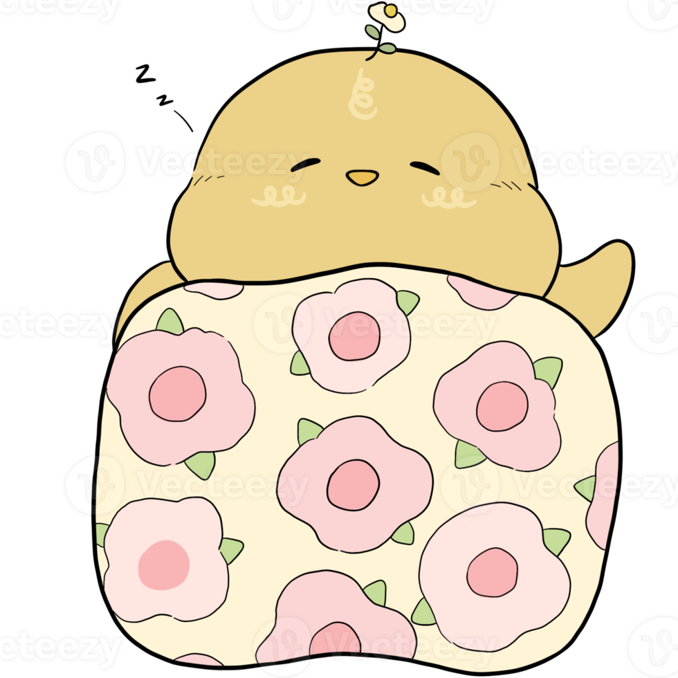 Gigi chick in the blanket. png