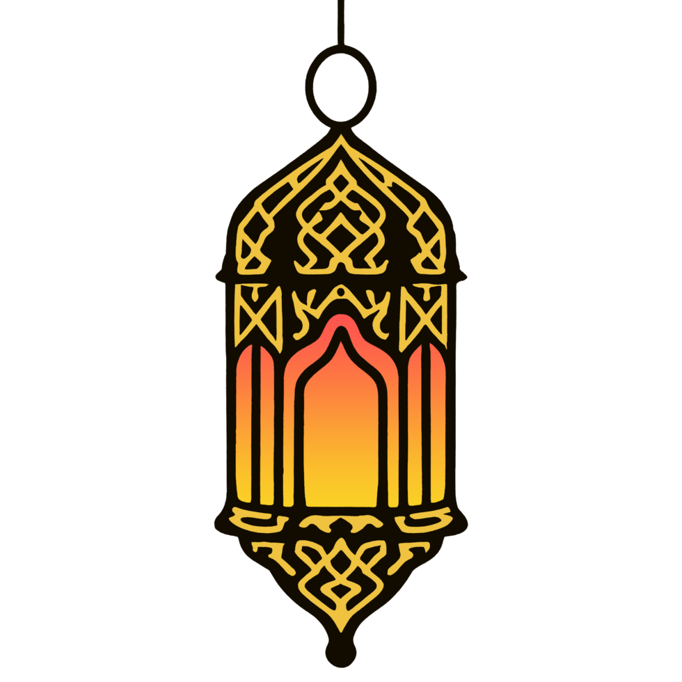 Ramadan lantern illustration png