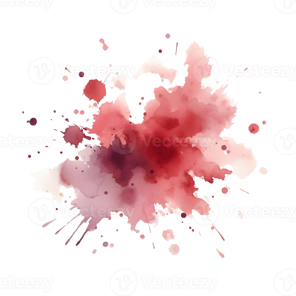 Abstract Splash Ink Blot Colors Watercolors png