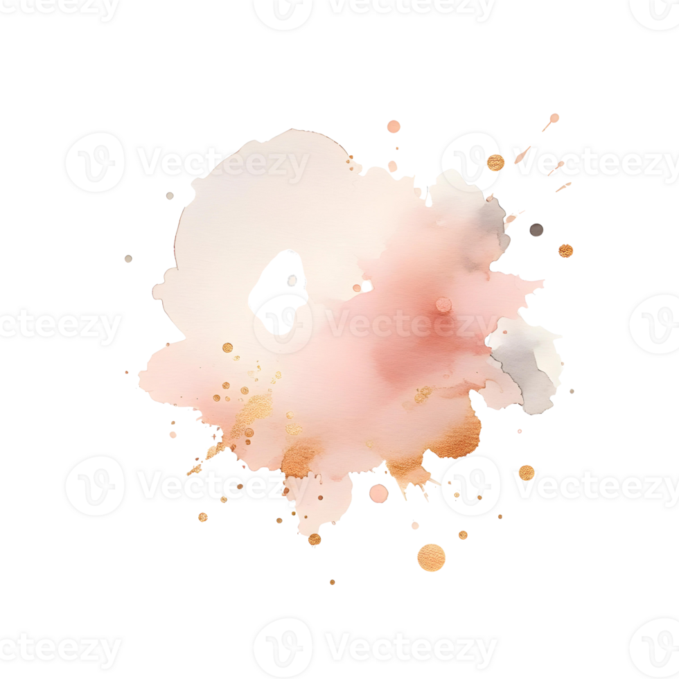Abstract Splash Ink Blot Colors Watercolors png