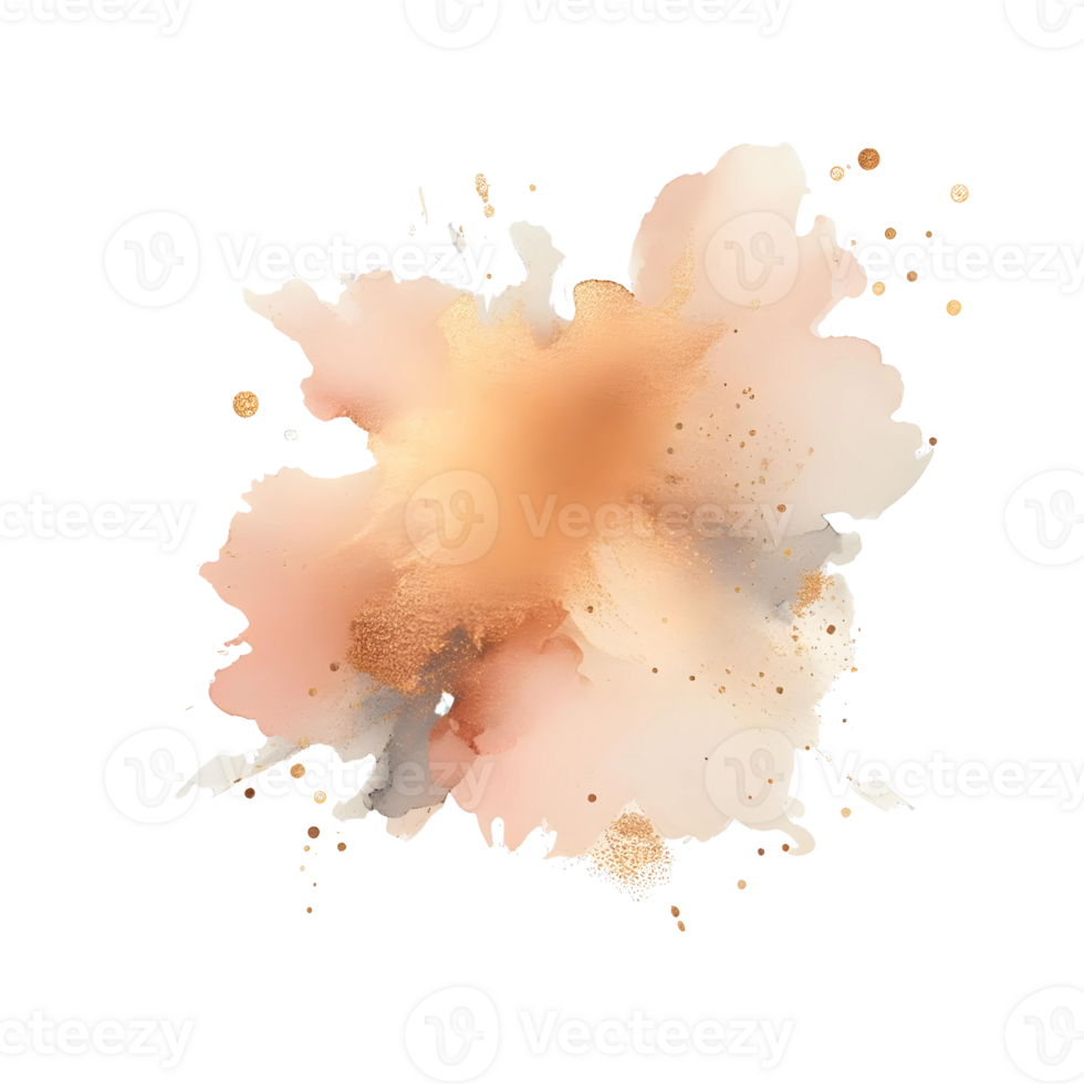 Abstract Splash Ink Blot Colors Watercolors png