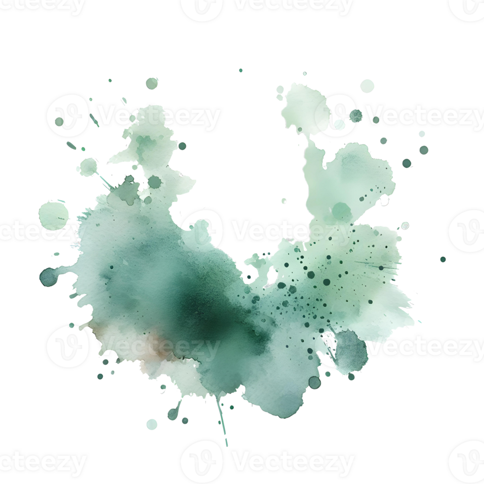 Abstract Splash Ink Blot Colors Watercolors png
