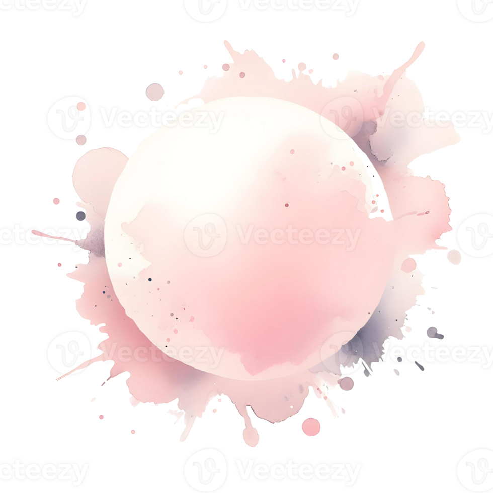 AI generated Abstract Watercolors Ink Blot Colors Splash png