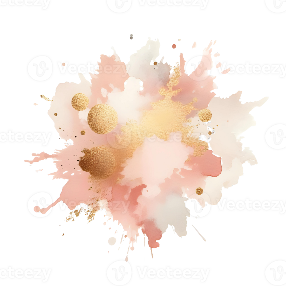 Abstract Splash Ink Blot Colors Watercolors png