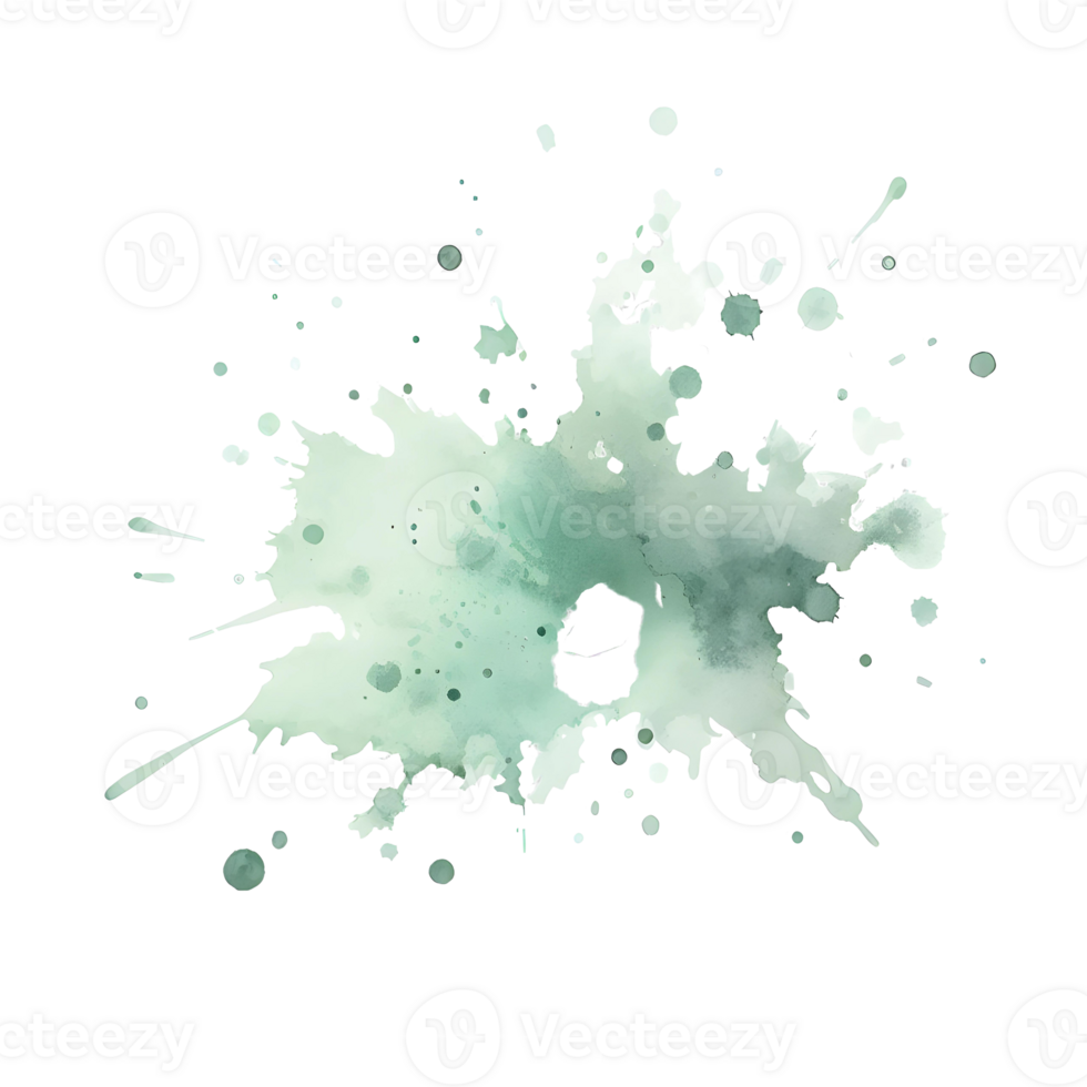Abstract Splash Ink Blot Colors Watercolors png