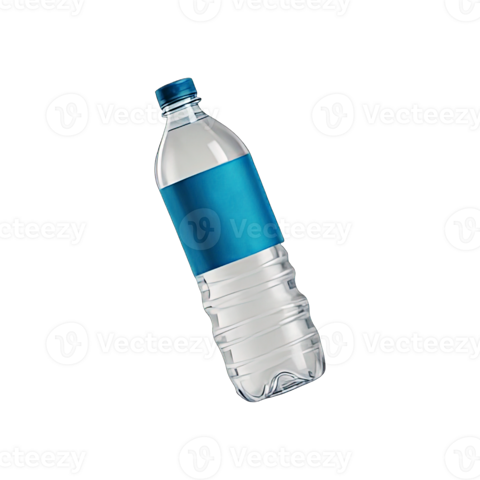bottle of water isolated soft smooth lighting only png premium high quality