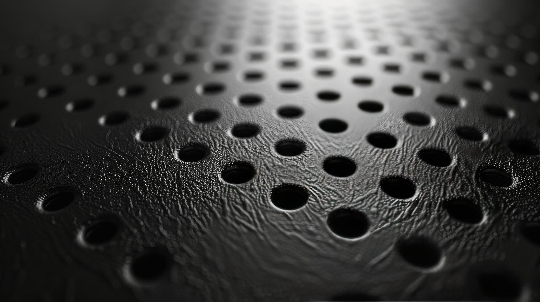 AI generated Close Up of Black and White Pattern photo