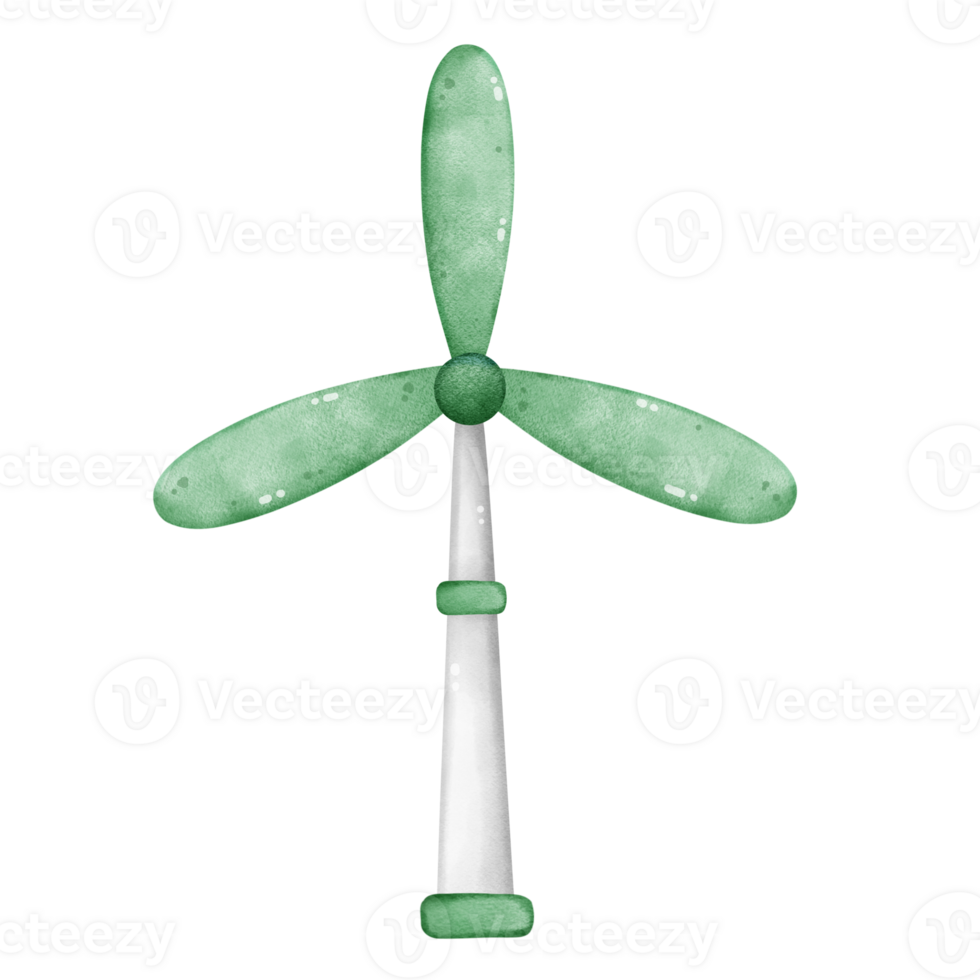 illustratie van een windmolen png