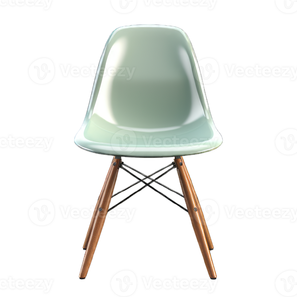 AI generated Modern Chair on Transparent Background png