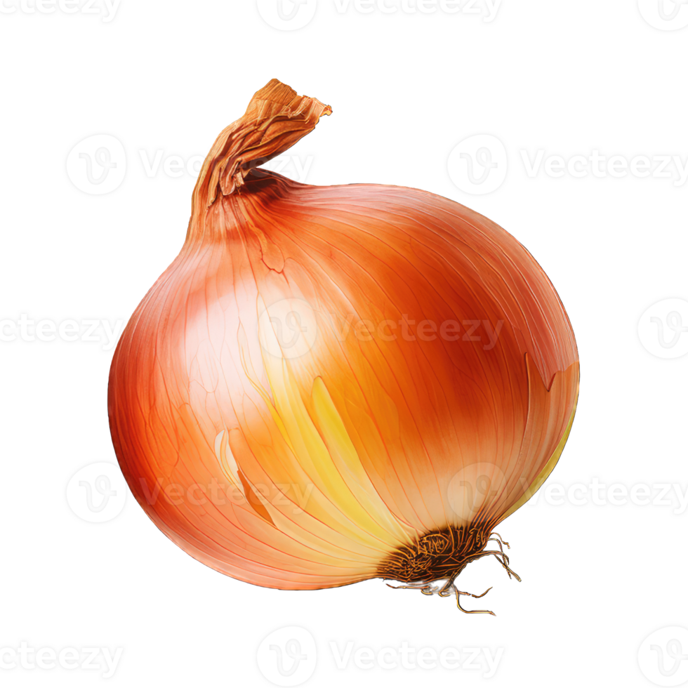 AI generated Onion Studio Shot Isolated on transparent Background Food Photography PNG