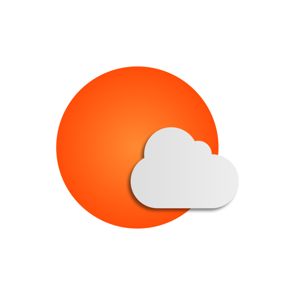 3d weather icon png
