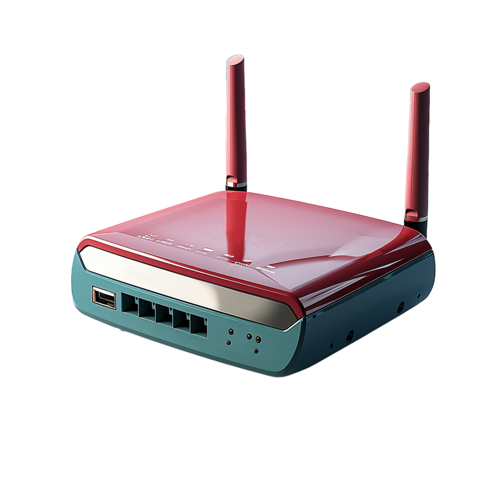 AI generated Router Png, Modem Router Png