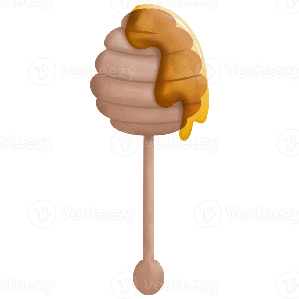 Honey watercolor so cute png