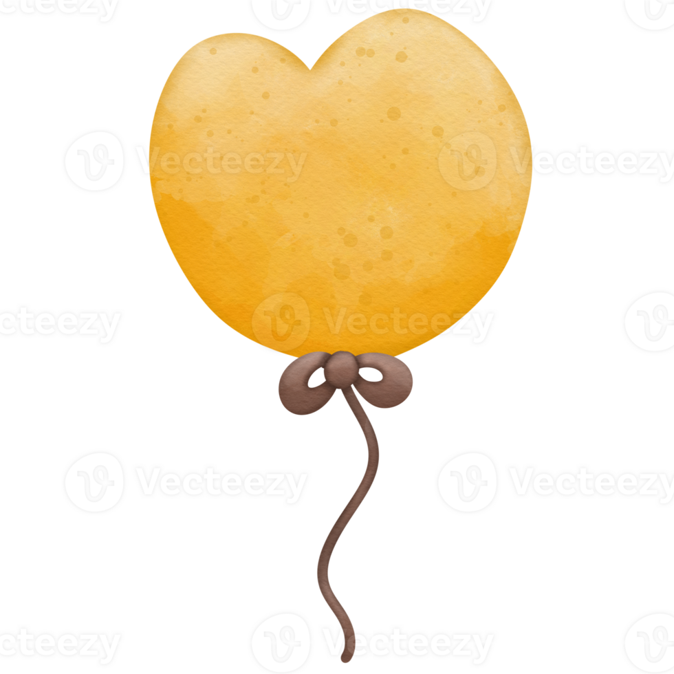 Balloon watercolor so cute png