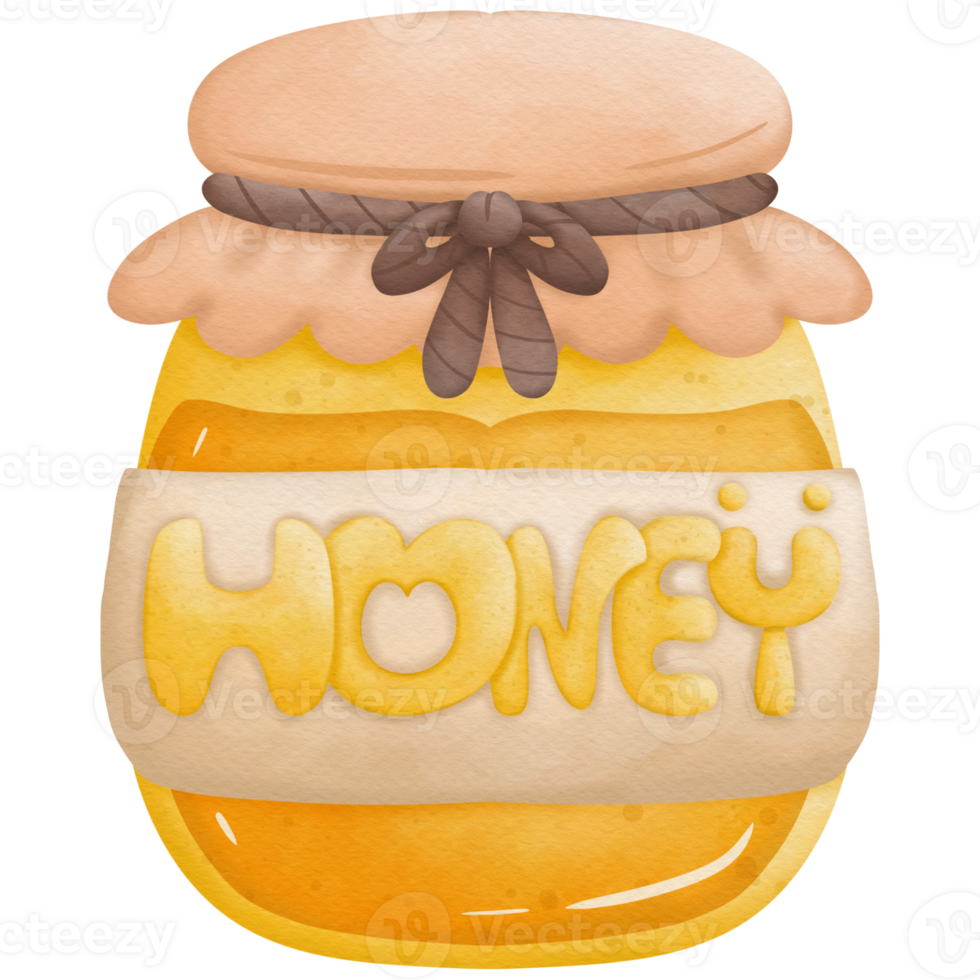 Honey jam watercolor so cute png