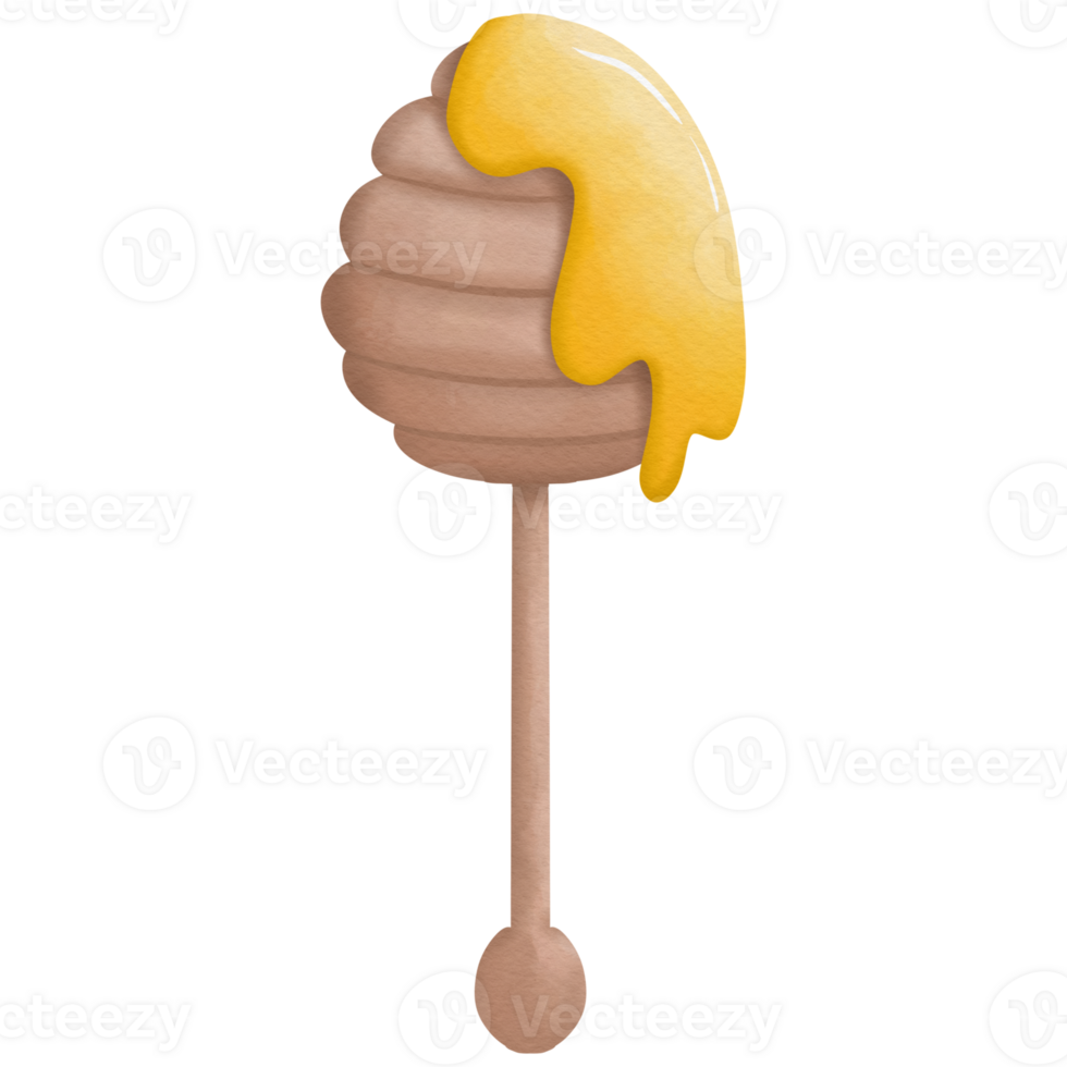 Honey watercolor so cute png