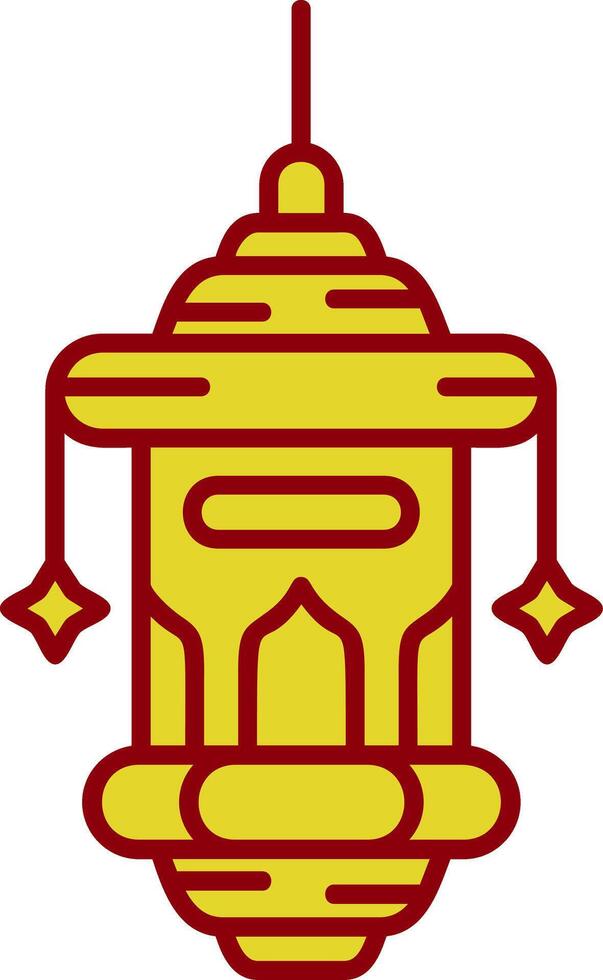 Oil lamp Vintage Icon vector