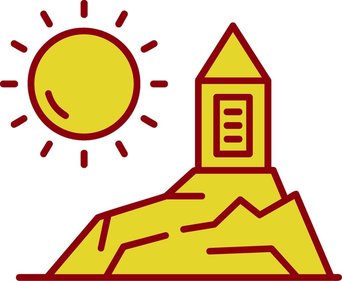 Mount arafat Vintage Icon vector