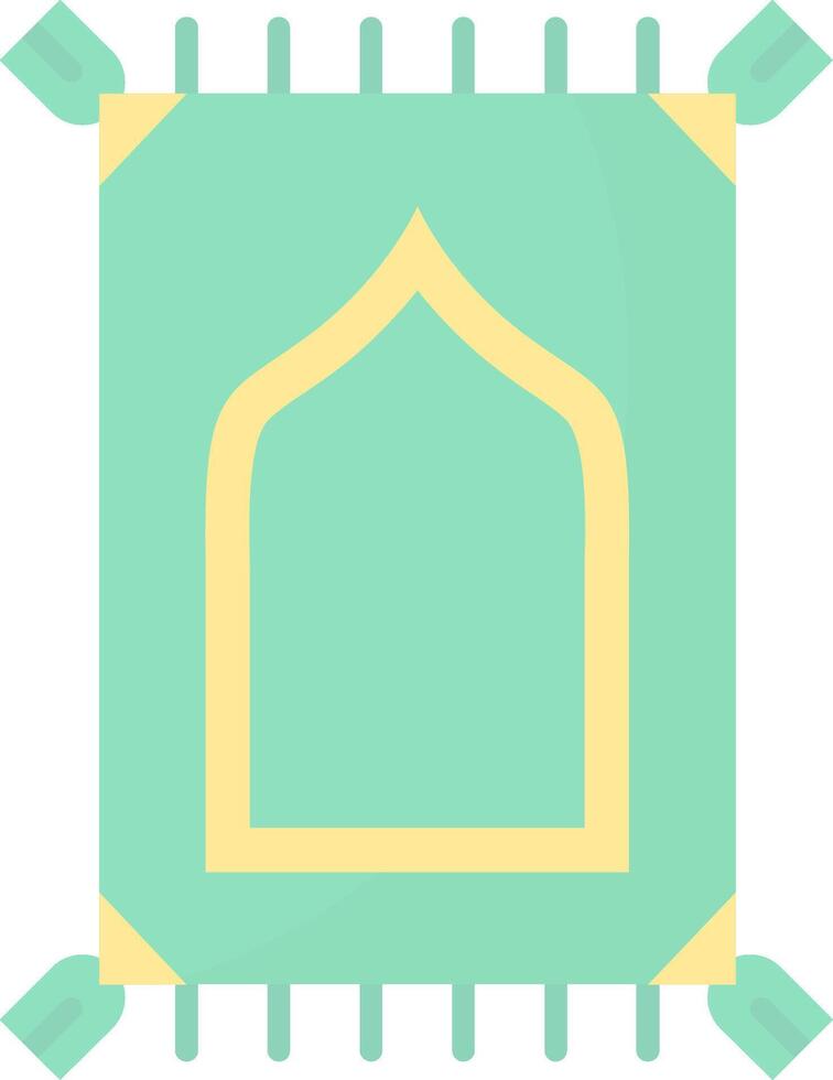 Prayer mate Flat Light Icon vector