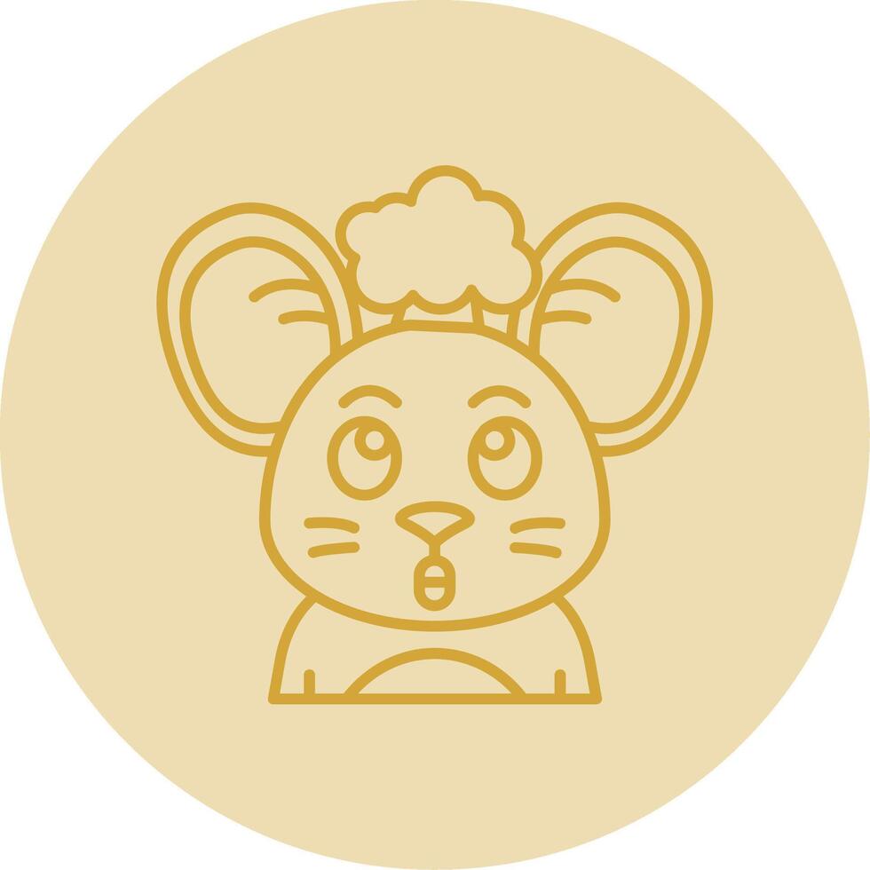 Exploding Line Yellow Circle Icon vector