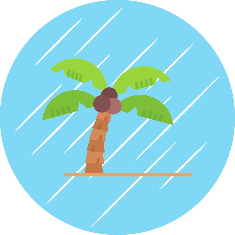 Palm tree Flat Blue Circle Icon 41736112 Vector Art at Vecteezy