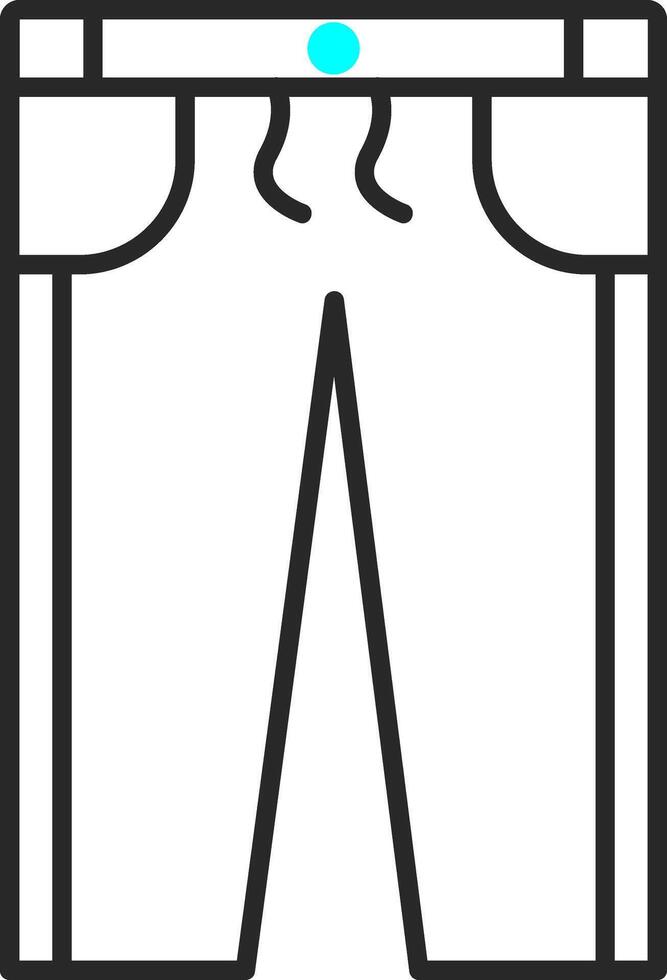 Jogger Skined Filled Icon vector