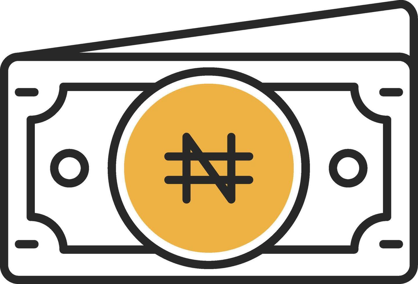 Namecoin Skined Filled Icon vector