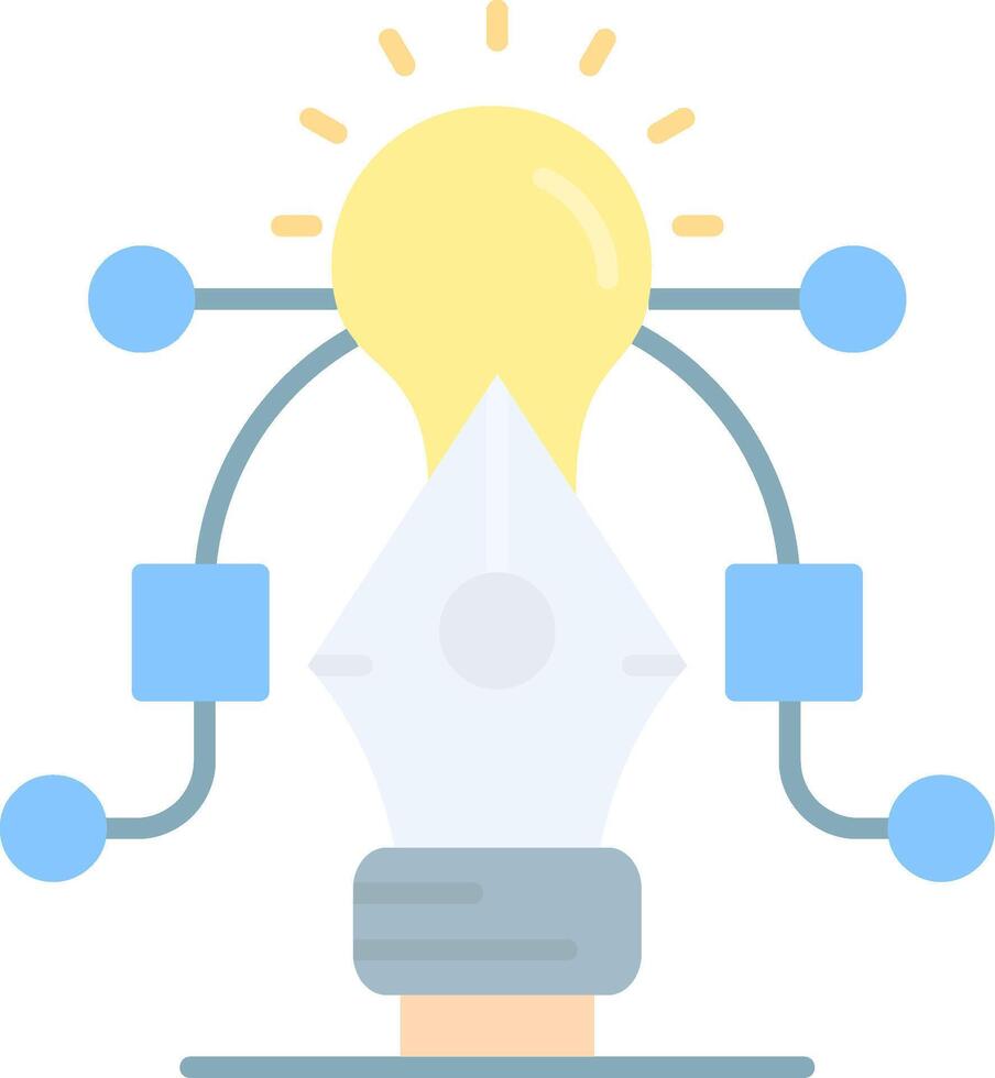 Graphic design Flat Light Icon vector