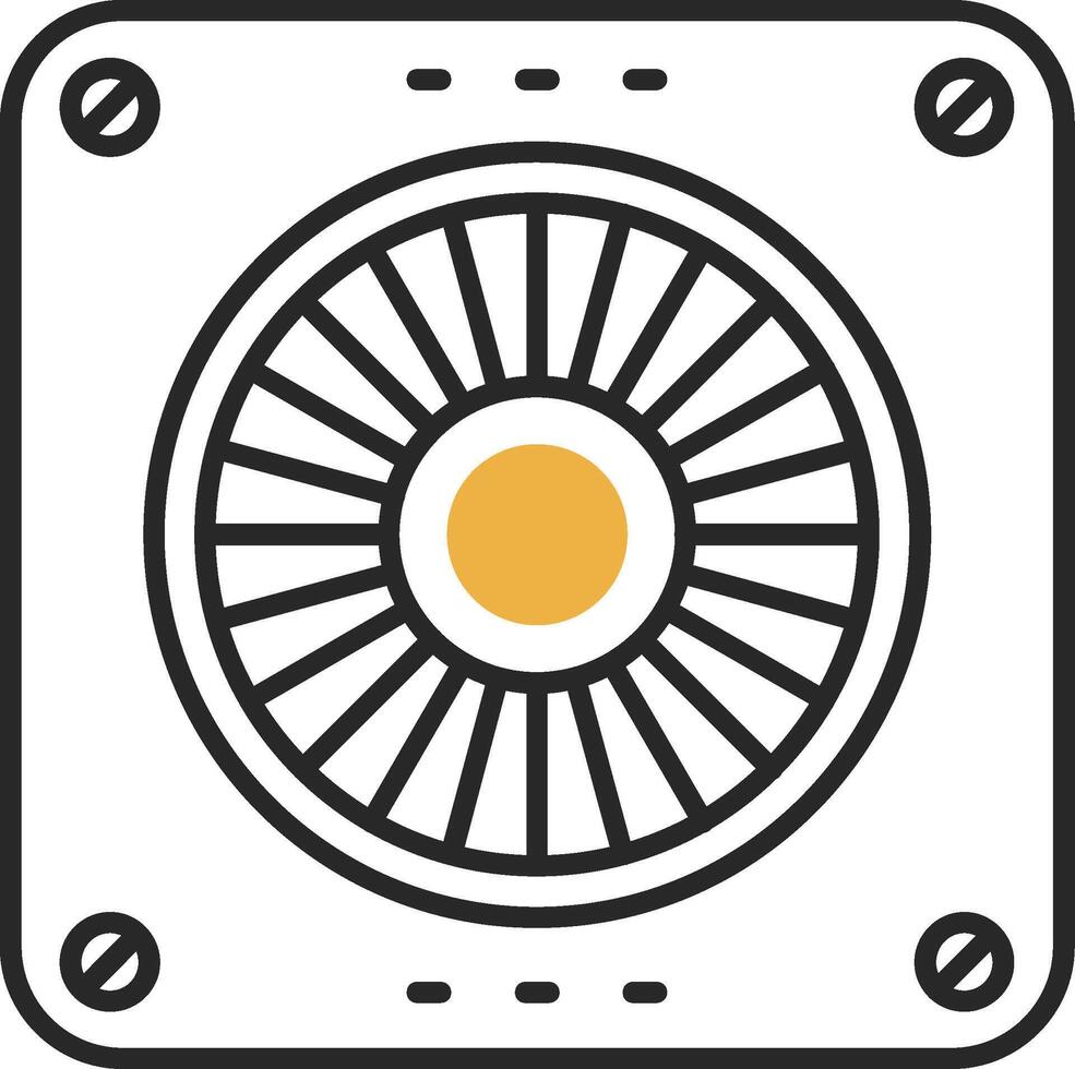 Extractor Skined Filled Icon vector
