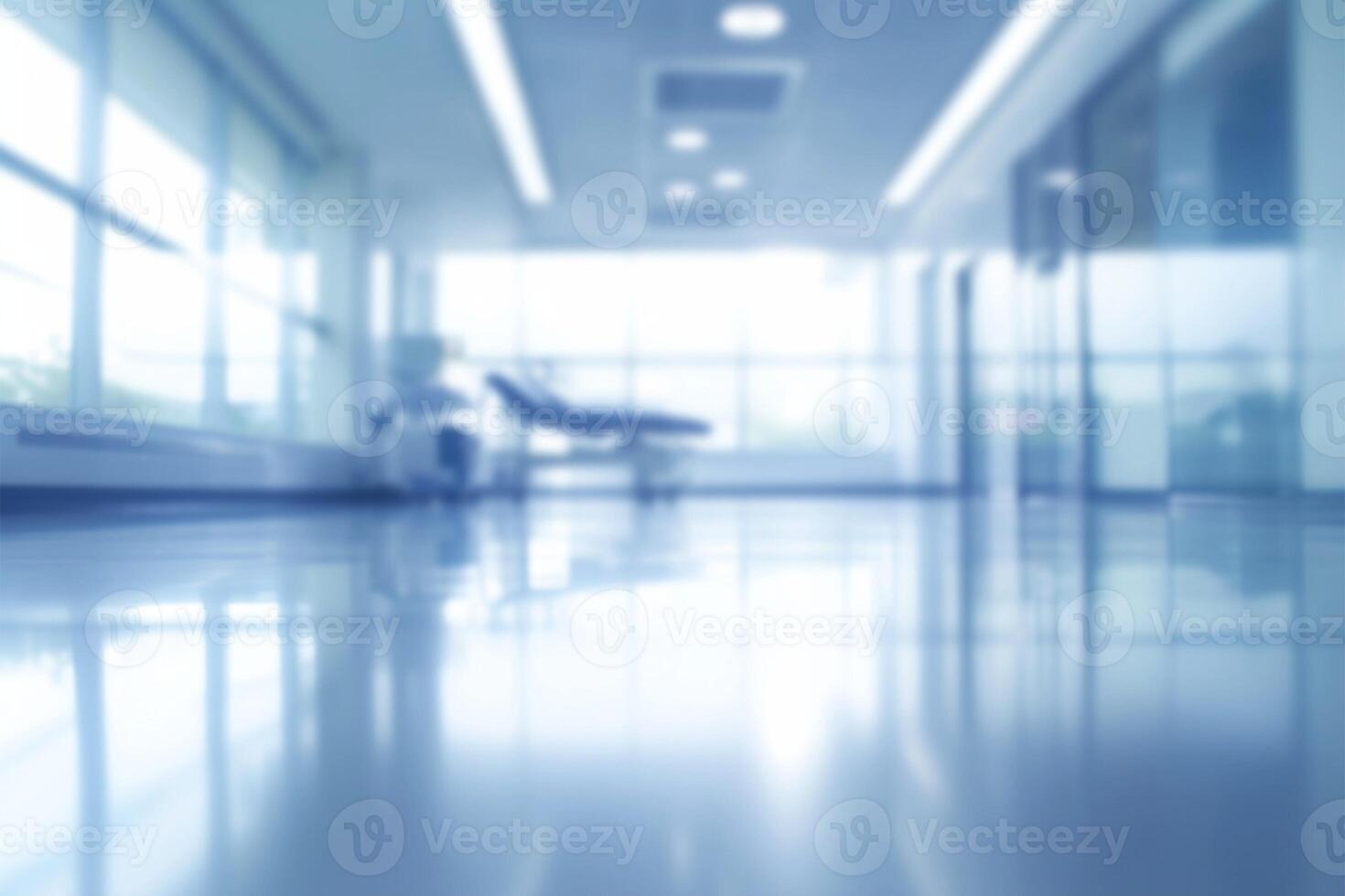 AI generated view Faintly Blurred Medical Scene Stock Photo Requirement, medical background blur