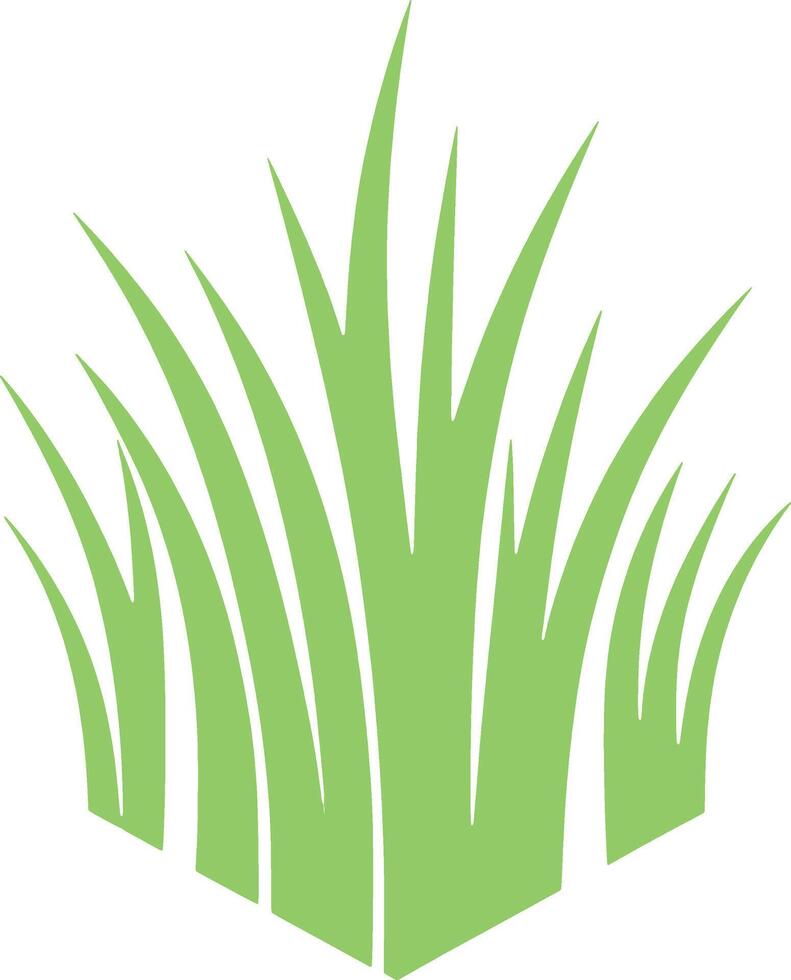 green grass plant vector