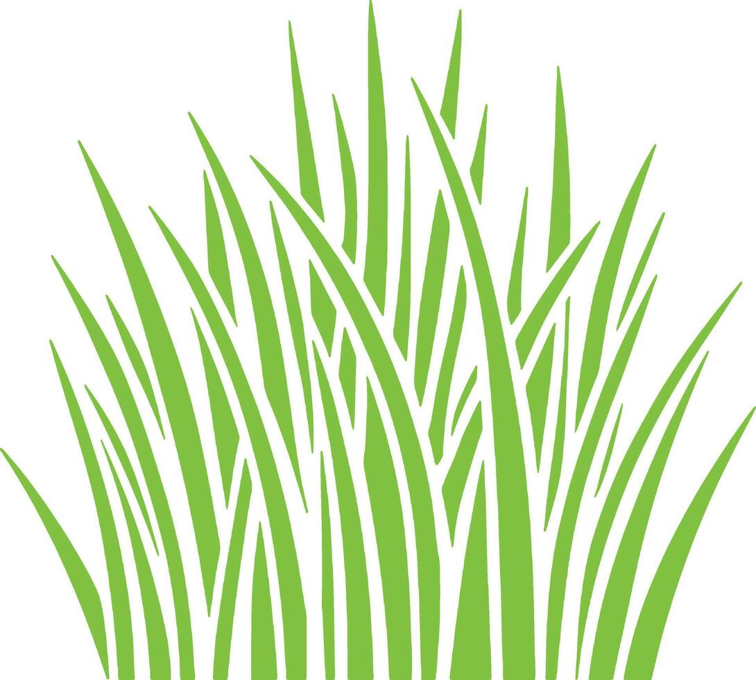 Green Grass Isolated vector set Free Vector