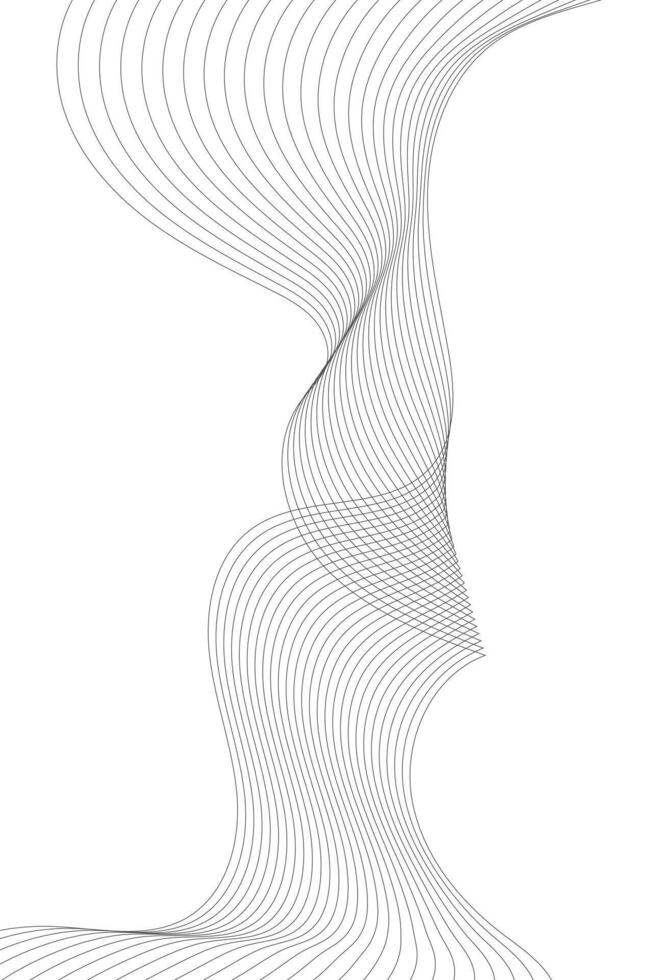 Abstract Wavy Lines. EPS10 vector