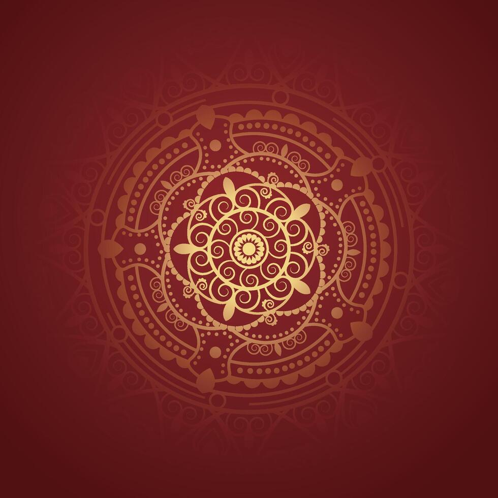 mandala background with a circular design vector
