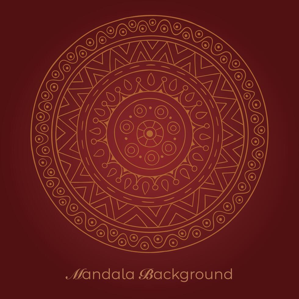 mandala background with a circular design vector