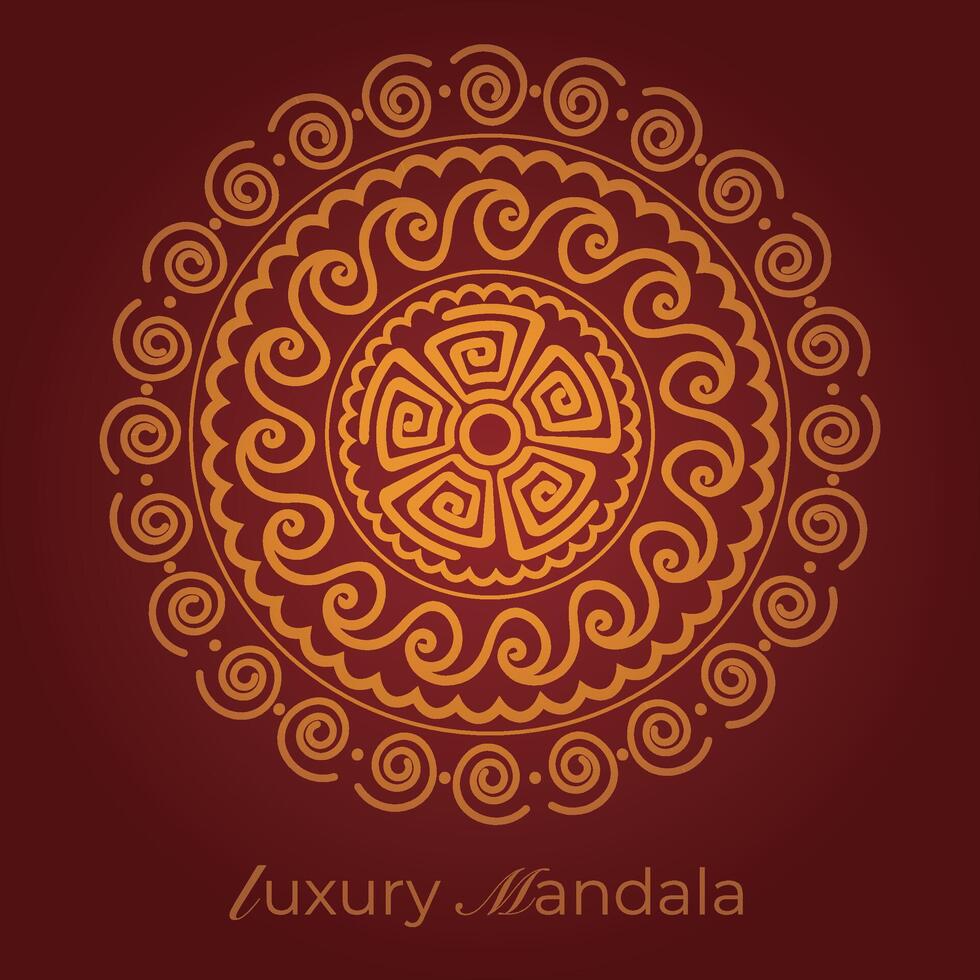 mandala antecedentes con un circular diseño vector