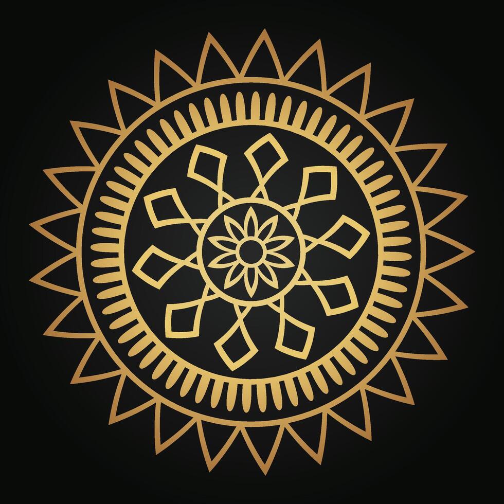 mandala background with a circular design vector