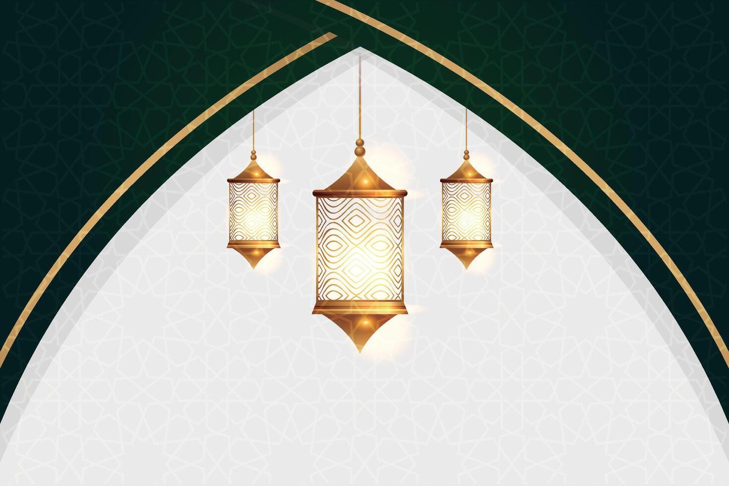 Vector elegant luxurious ramadan, eid al-fitr, islamic background decorative greeting card