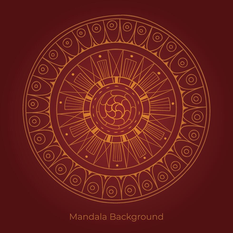 mandala background with a circular design vector