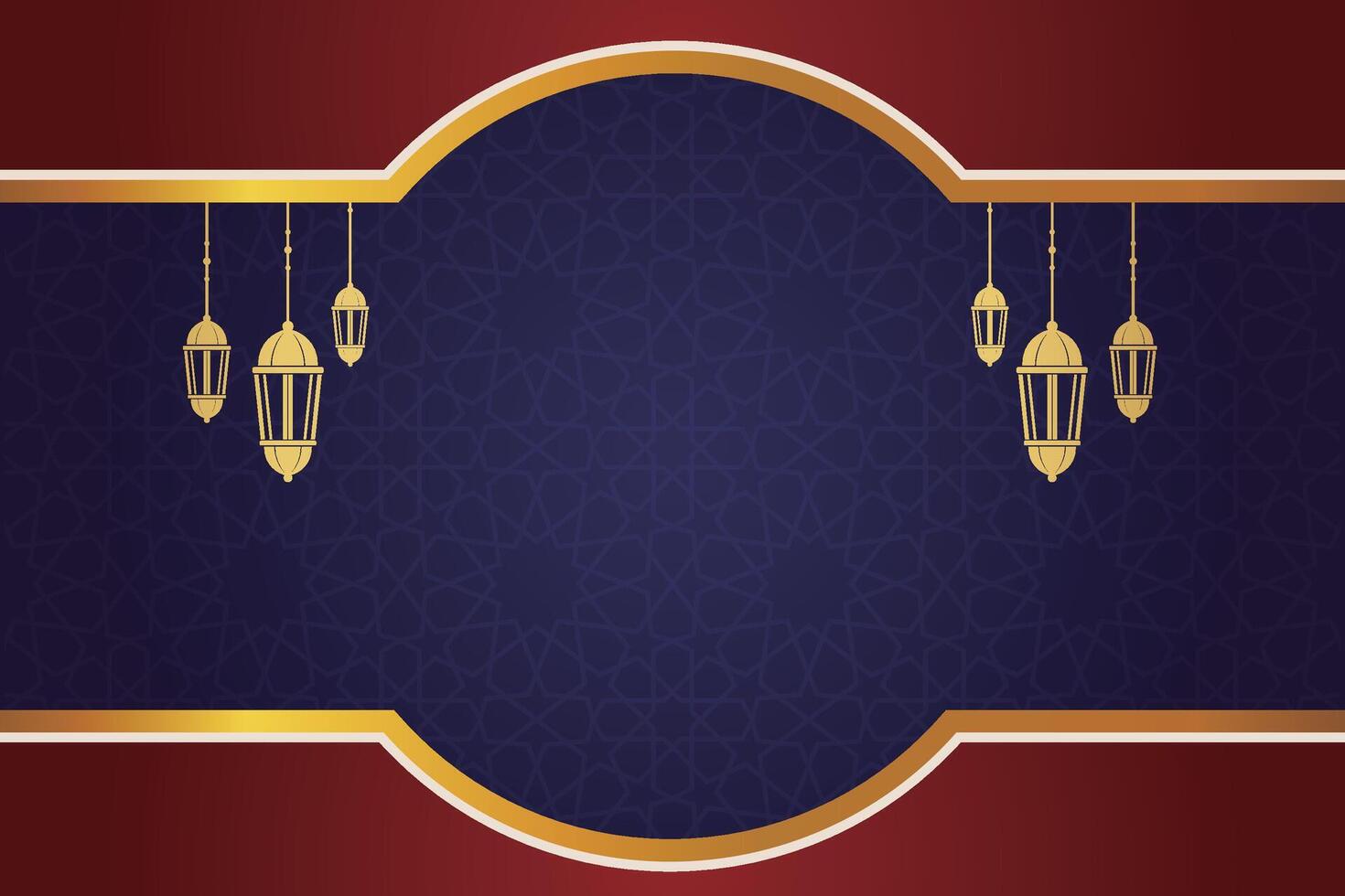 Vector elegant luxurious ramadan, eid al-fitr, islamic background decorative greeting card