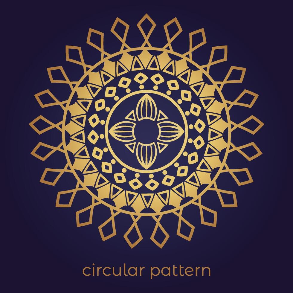 mandala antecedentes con un circular diseño vector