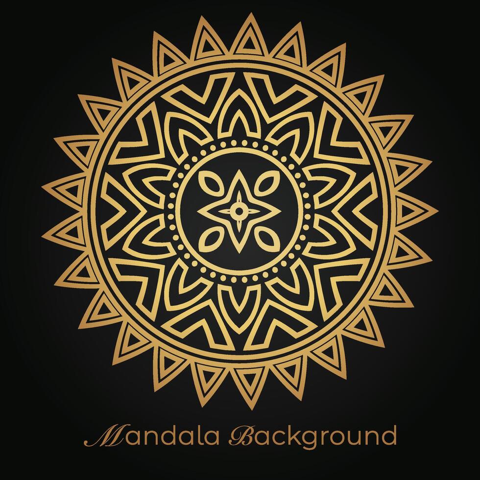 mandala background with a circular design vector