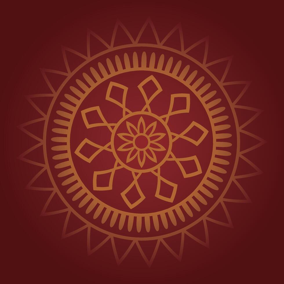 mandala background with a circular design vector