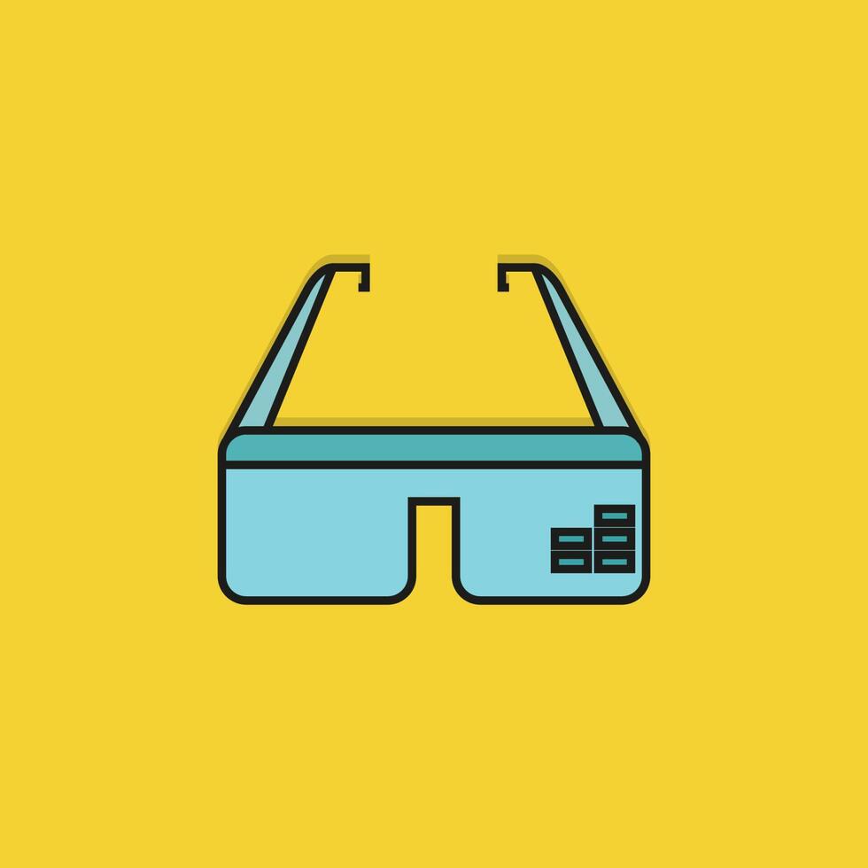 vr glasses icon vector