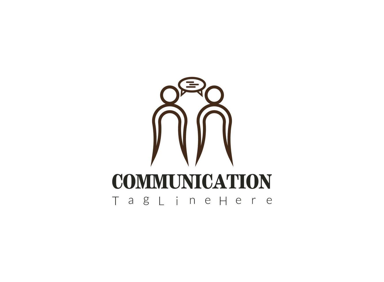 Through its innovative design, our logo embodies the evolution of communication in the digital age. vector